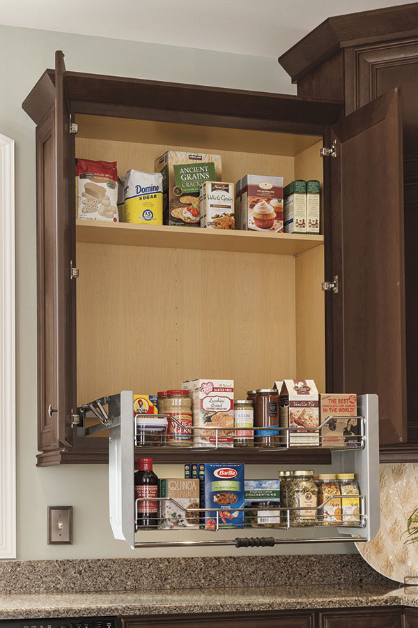 Wall Cabinet Pull-Down Shelving System  Pull out kitchen storage, Kitchen  storage units, Kitchen wall cabinets